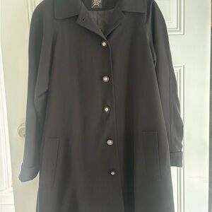 Classic Black Trench Coat